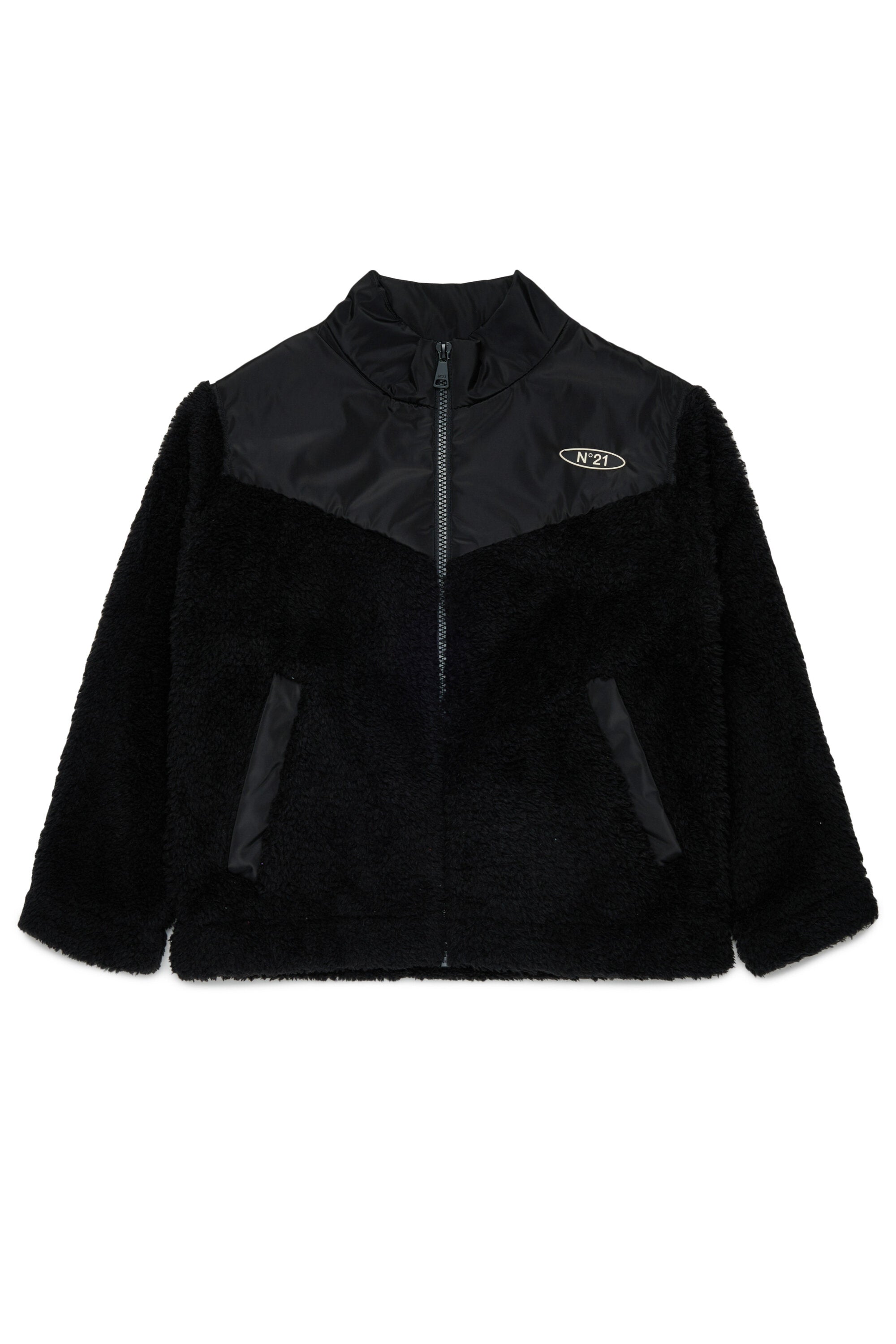 Zip sweatshirt with logo