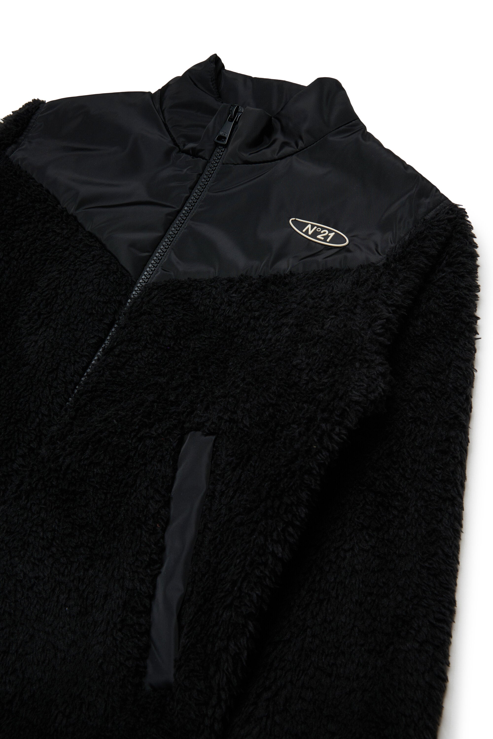 Zip sweatshirt with logo
