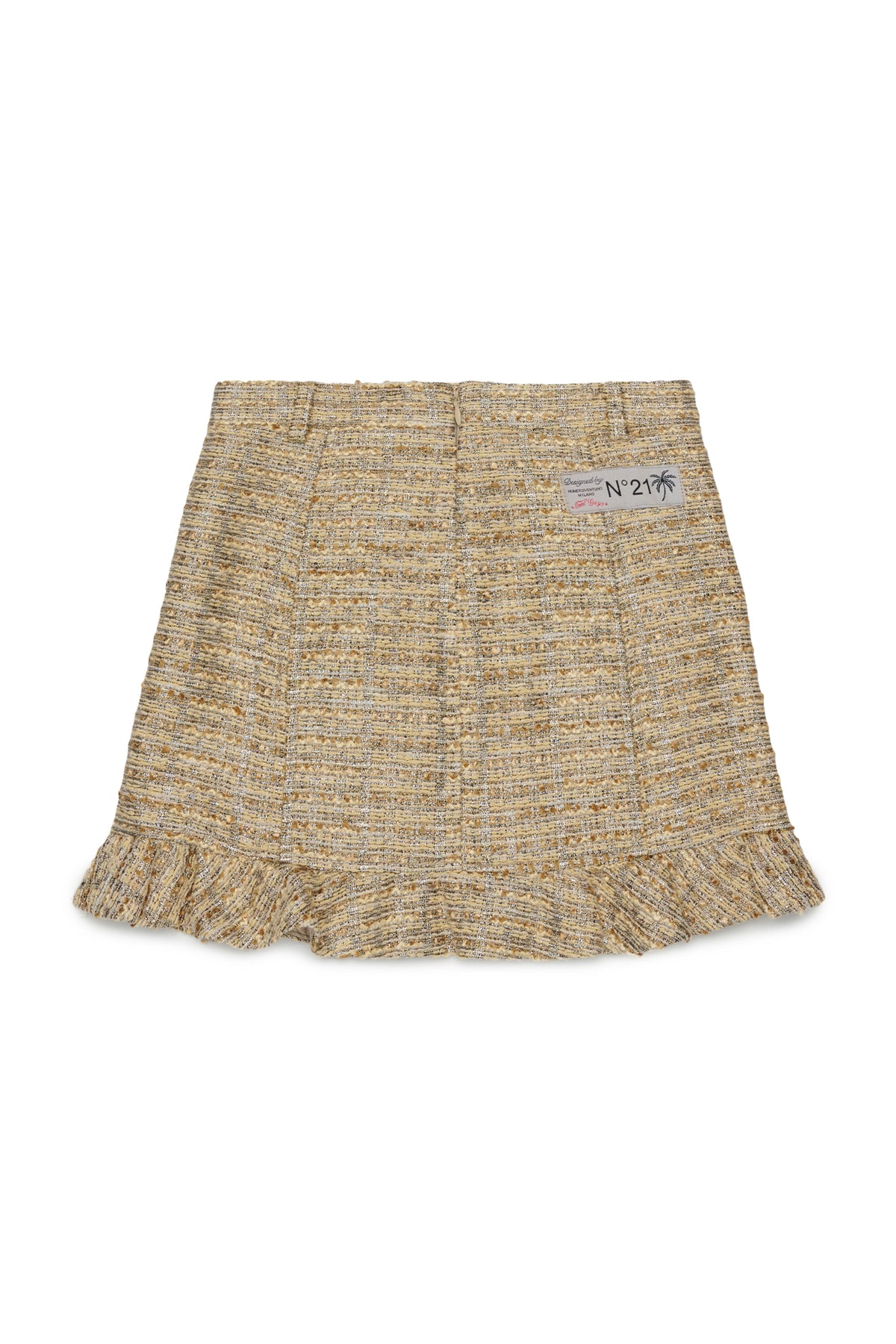 Short skirt with ruffles