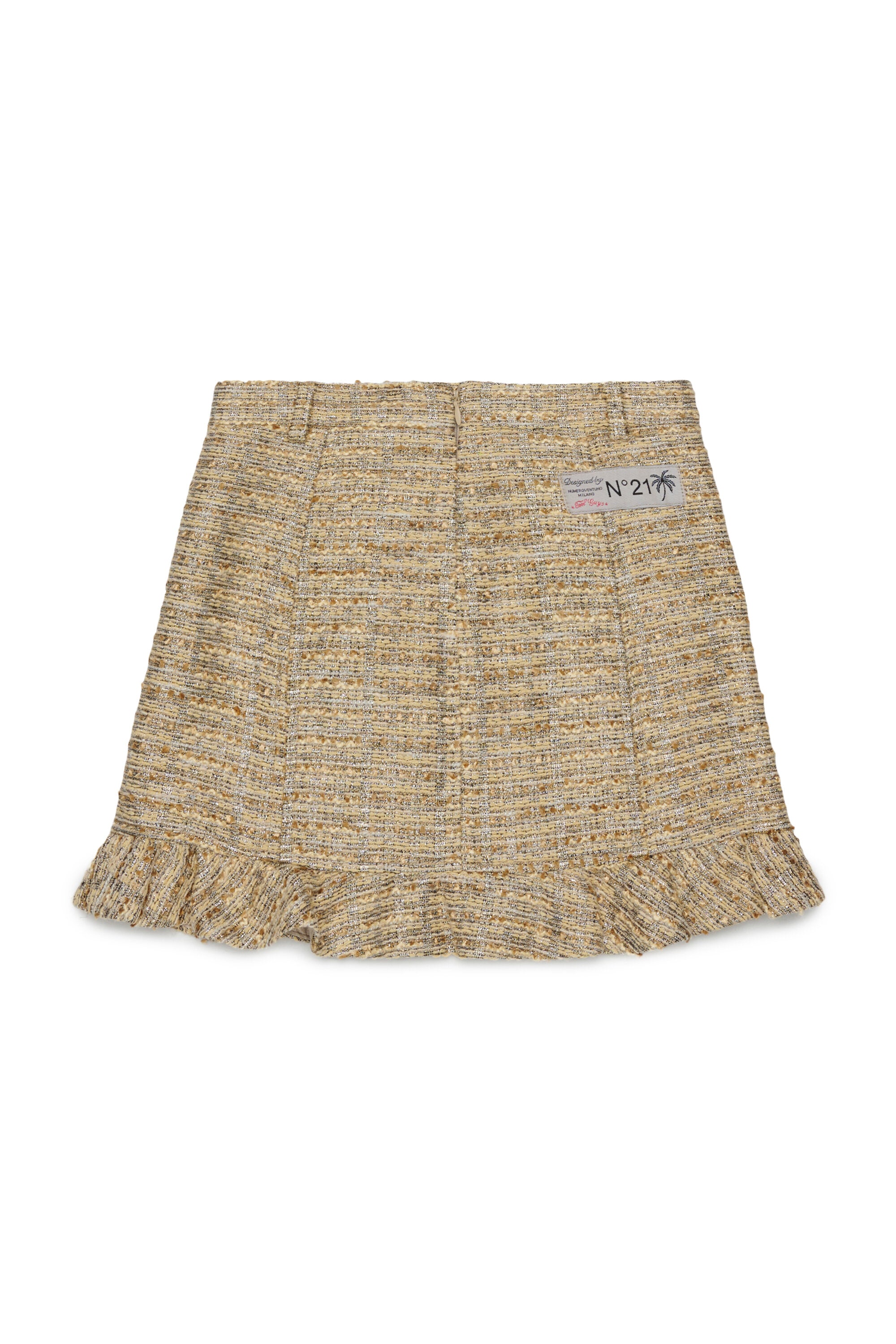 Short skirt with ruffles