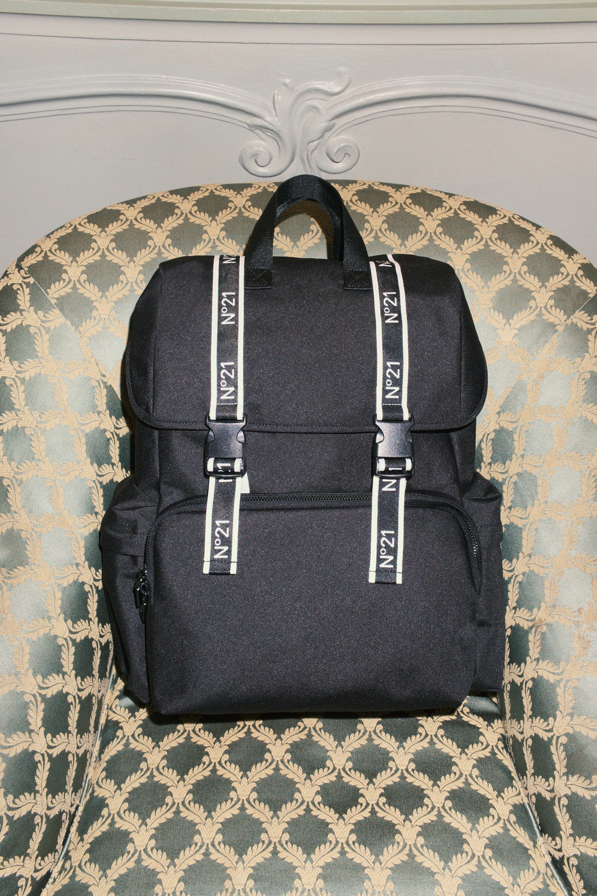 Backpack with logo