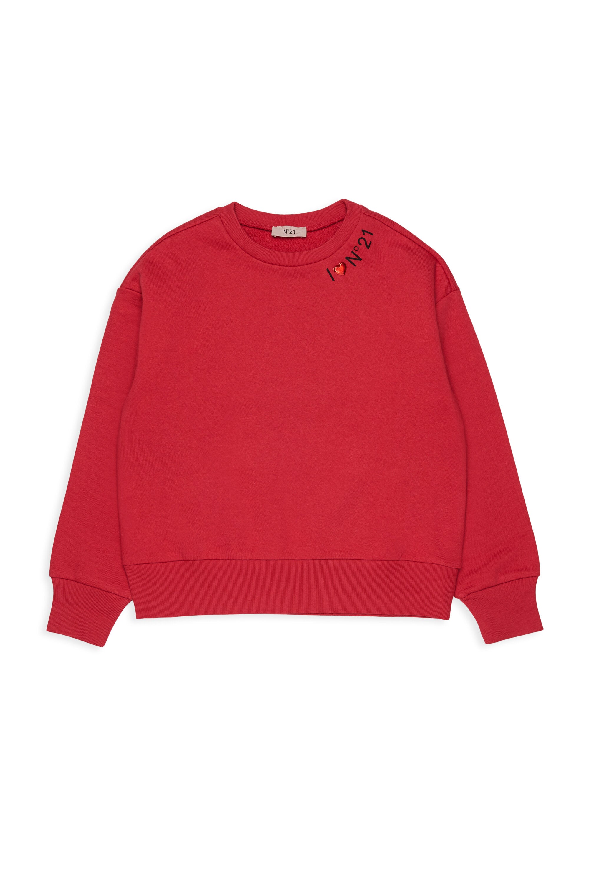 Crew-neck sweatshirt with logo