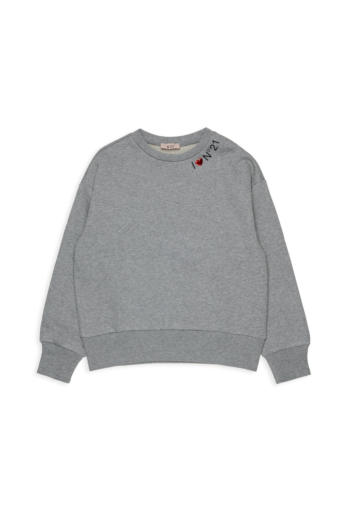 Crew-neck sweatshirt with logo
