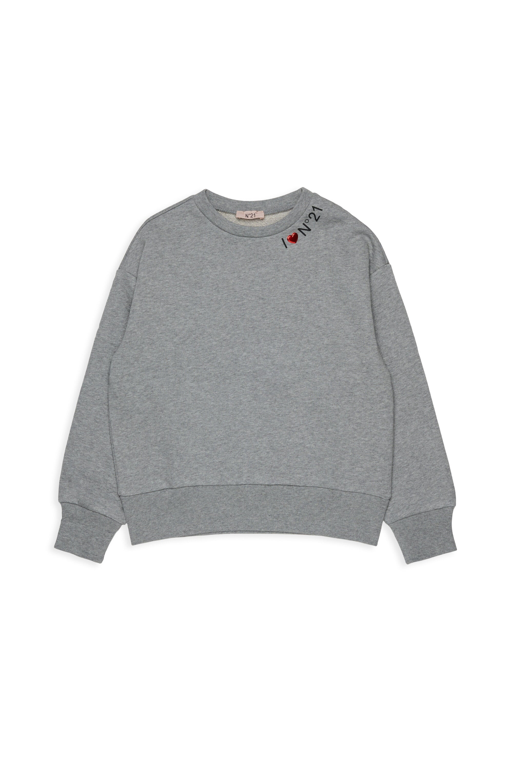 Crew-neck sweatshirt with logo