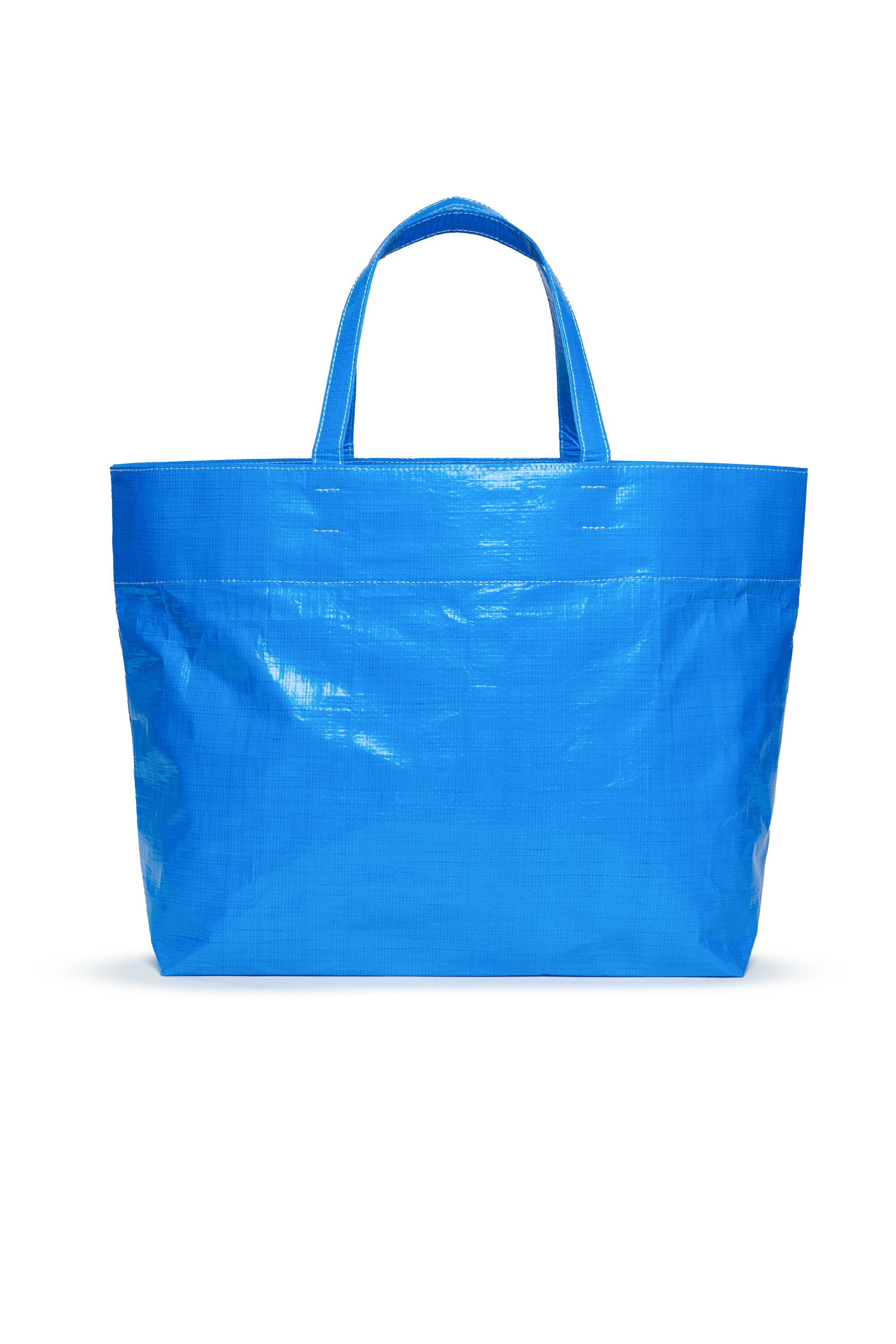 Shopper bag with institutional logo