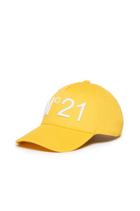Gabardine baseball cap with logo