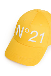 Gabardine baseball cap with logo
