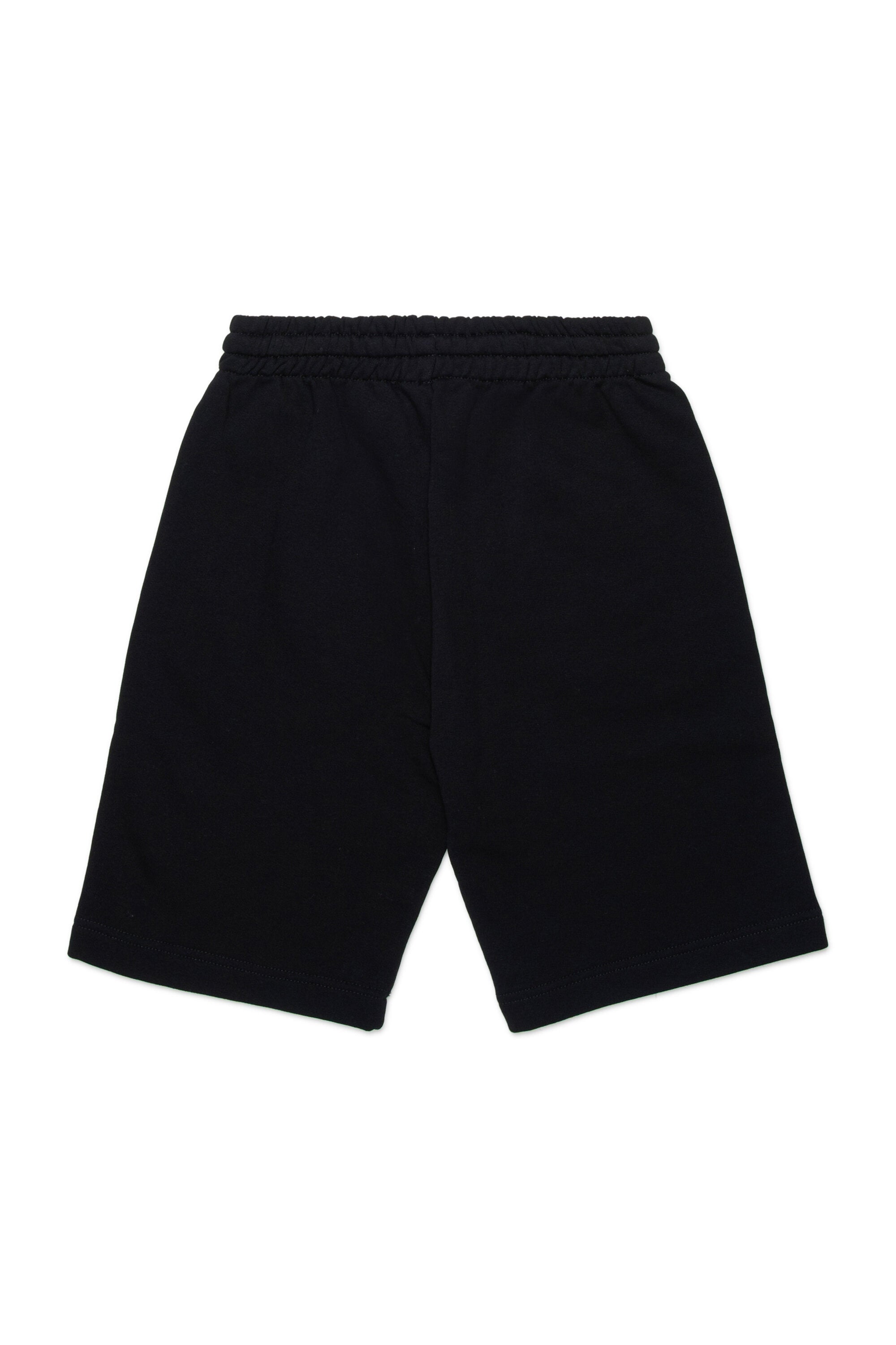 Fleece shorts with logo