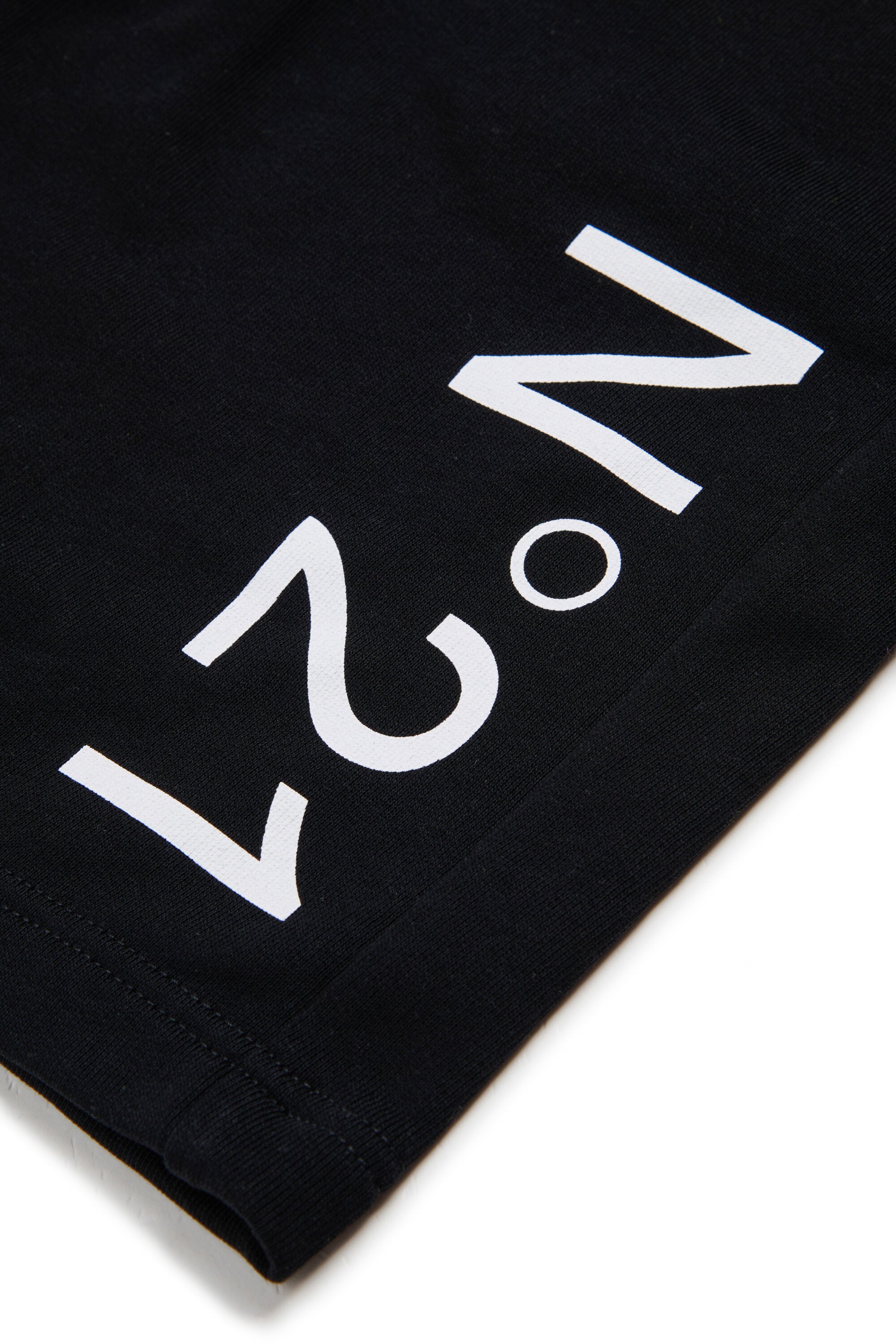 Fleece shorts with logo