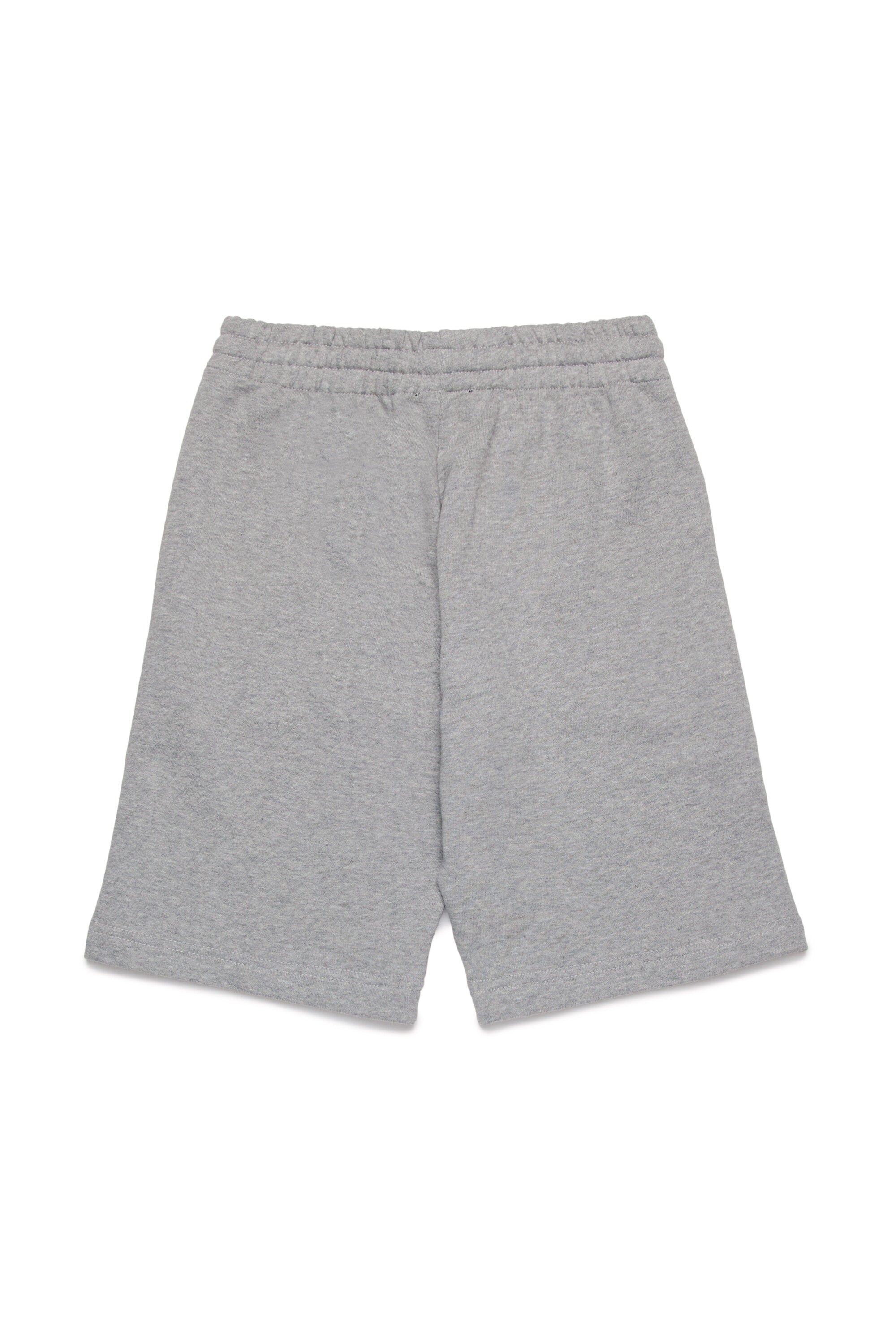 Fleece shorts with logo