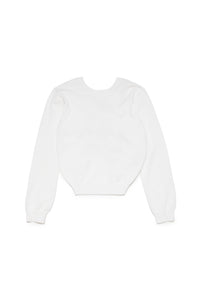 Knotted branded pullover