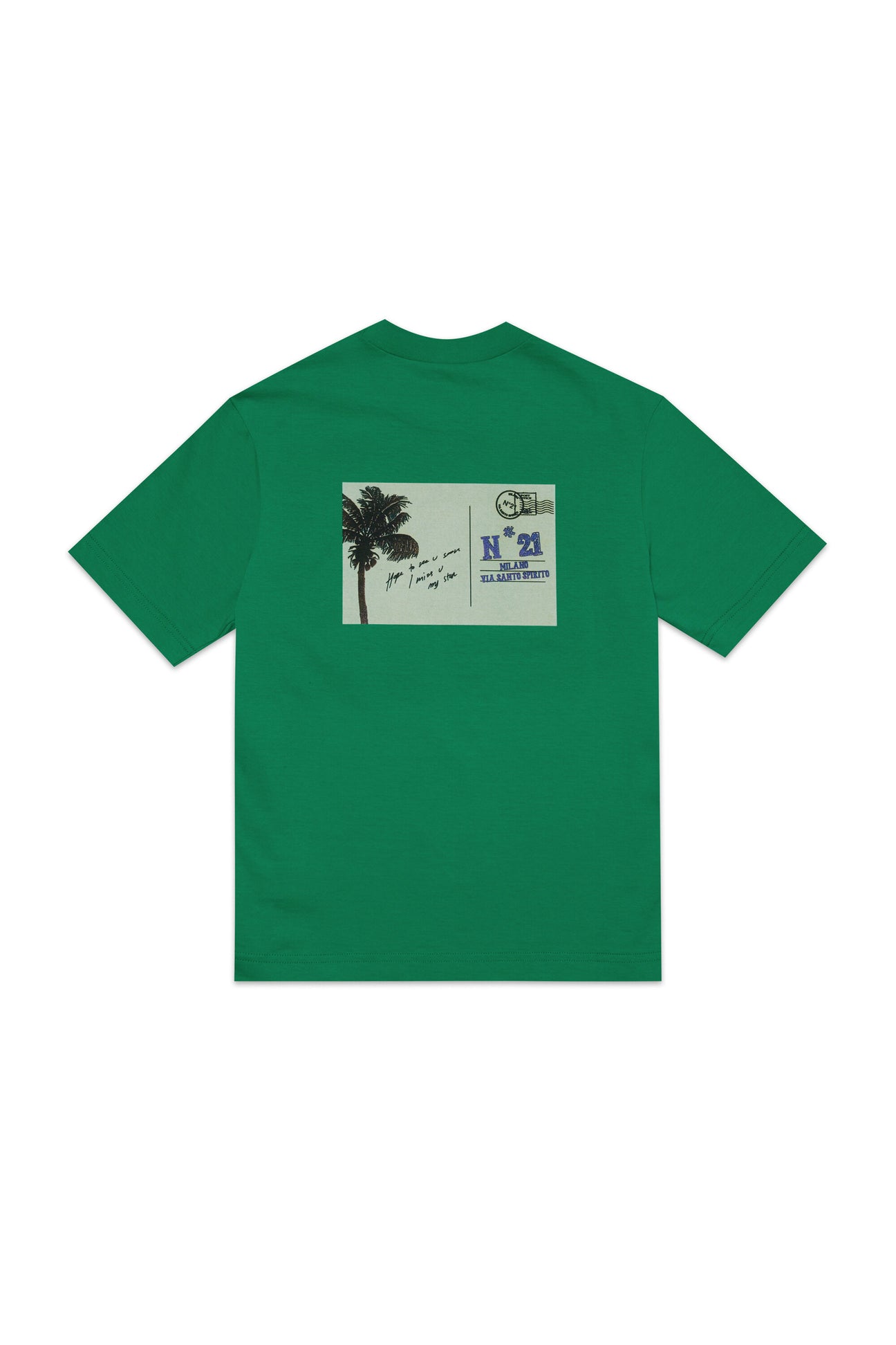 T-shirt with postcard graphics T-shirt with postcard graphics