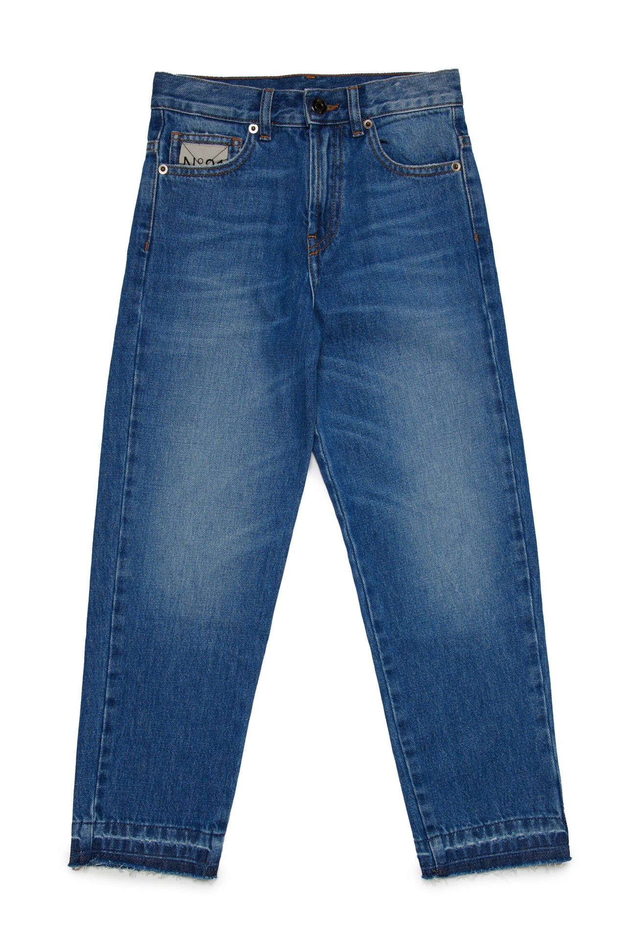 Shaded blue denim pants 