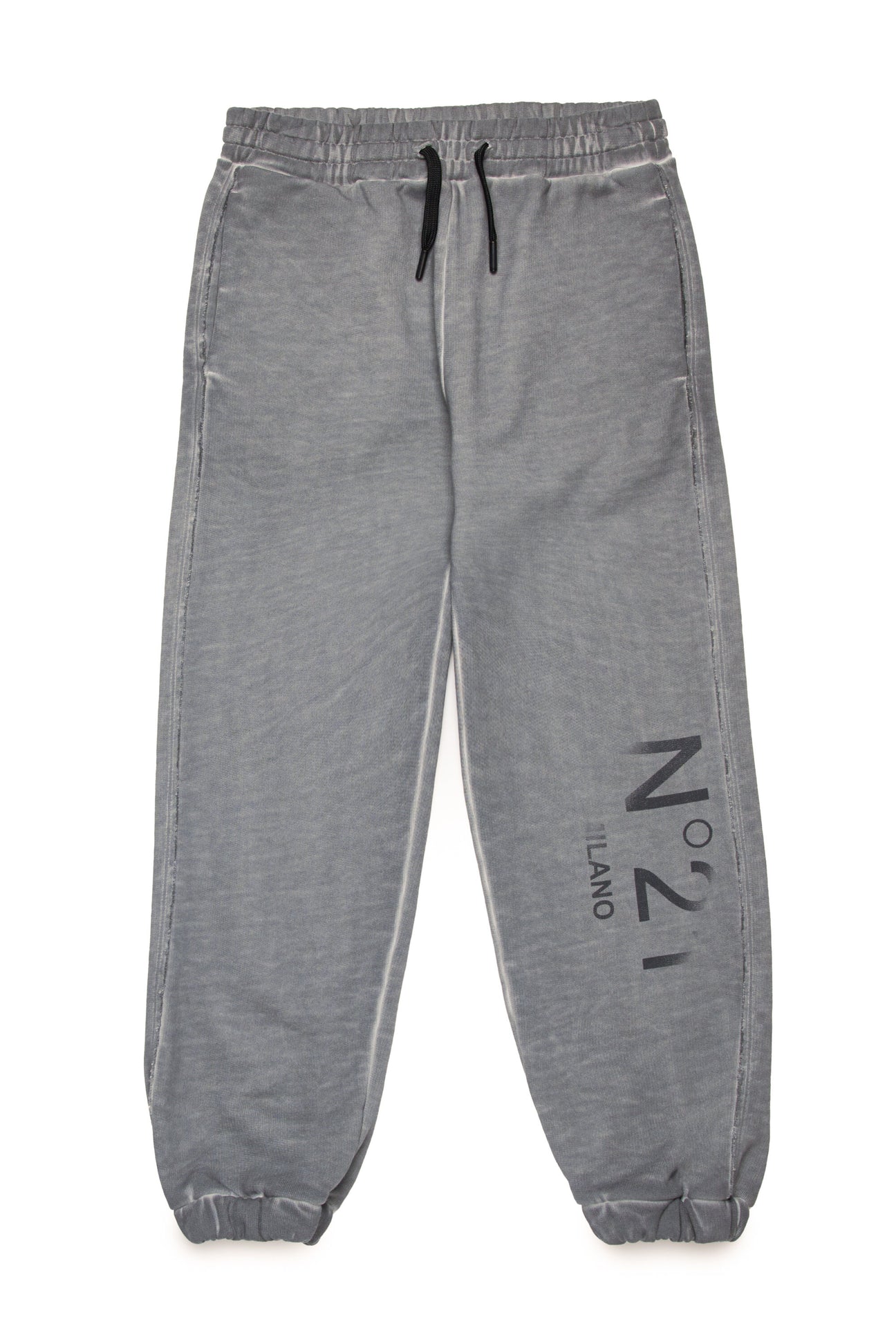 Jogger trousers with fading logo 