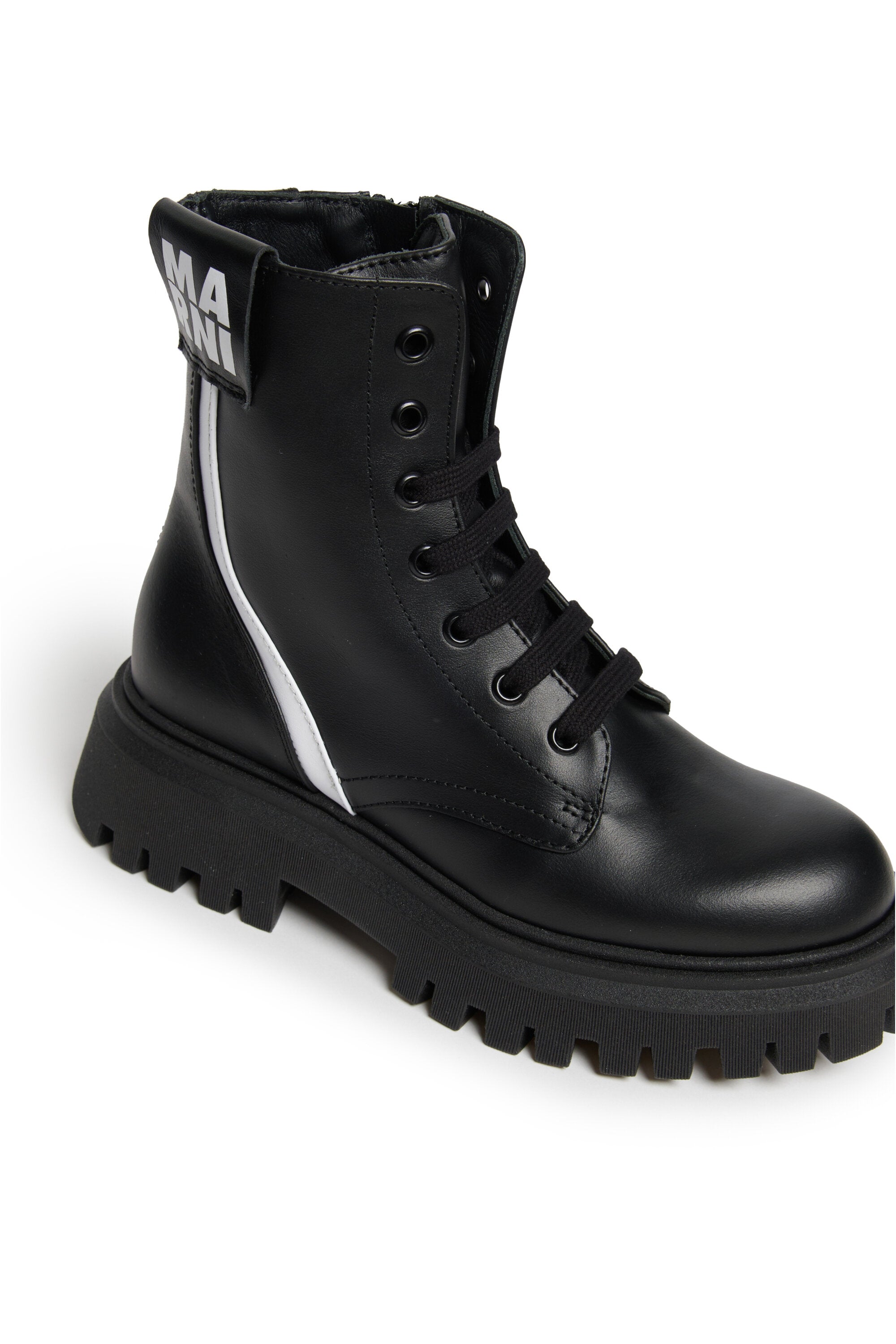Logo lace-up boots