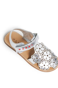 Fisherman sandals with floral pattern