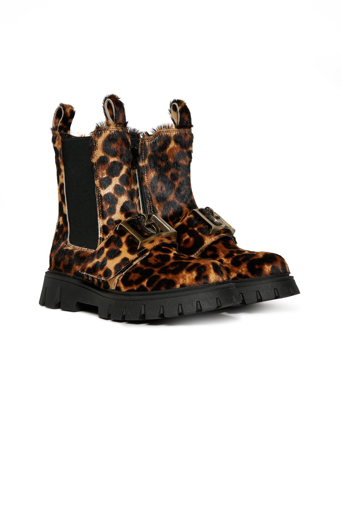 Leopard print leather Chelsea boots Leopard print leather Chelsea boots