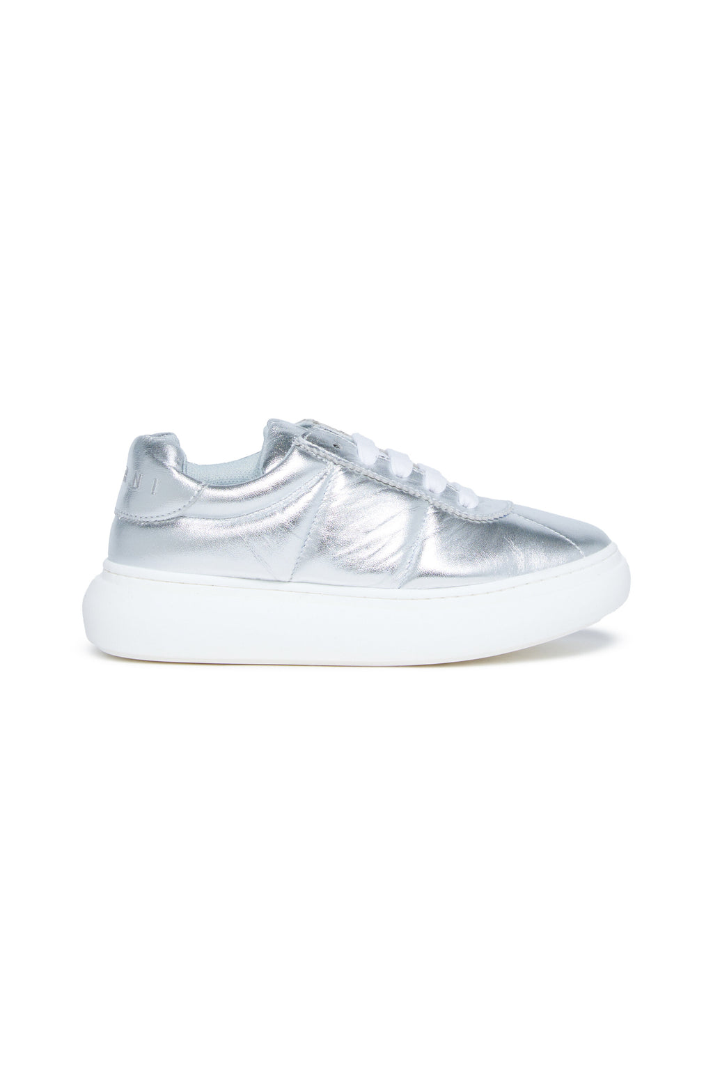 Padded leather Bigfoot low top trainers