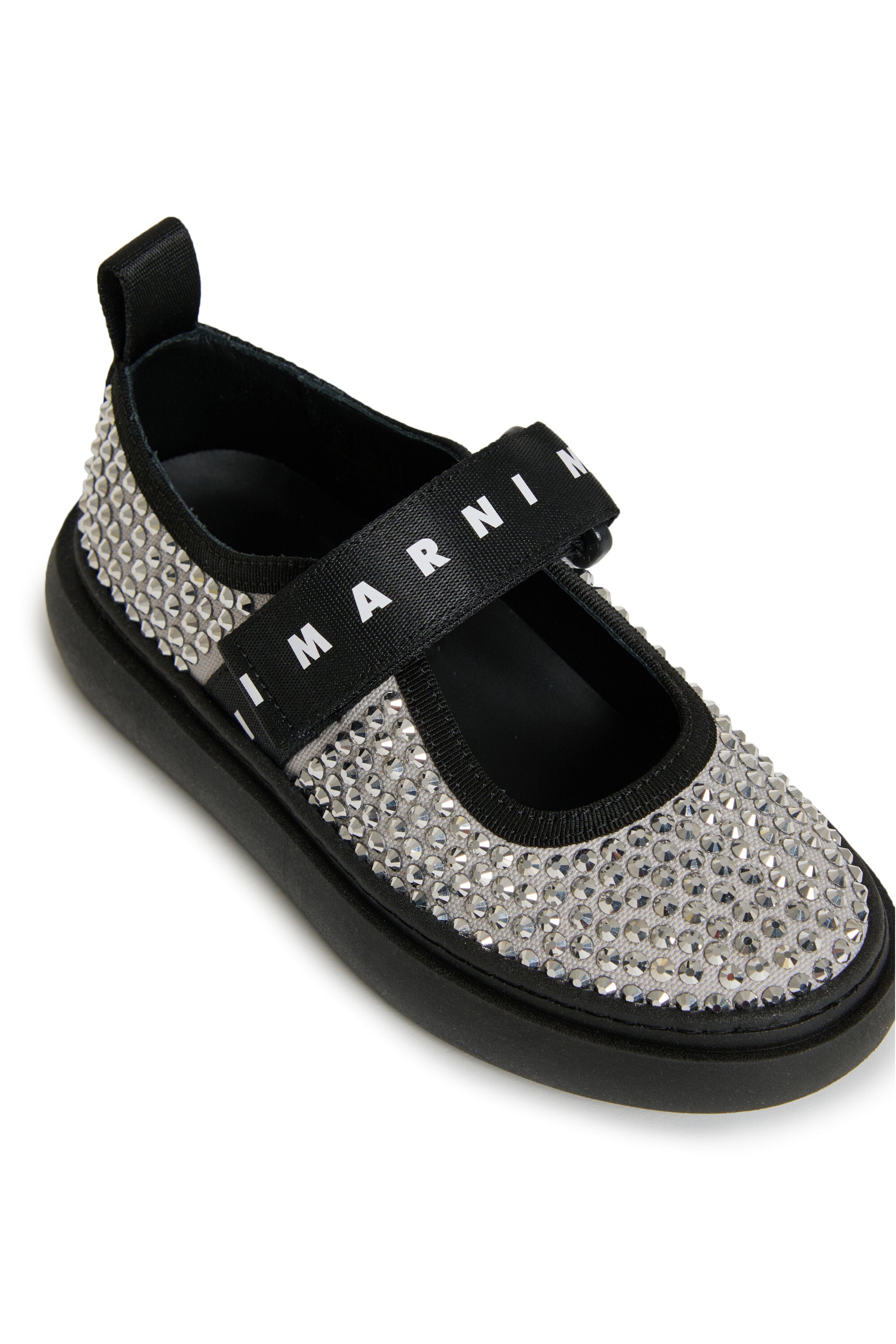 Mary Jane trainers with rhinestones