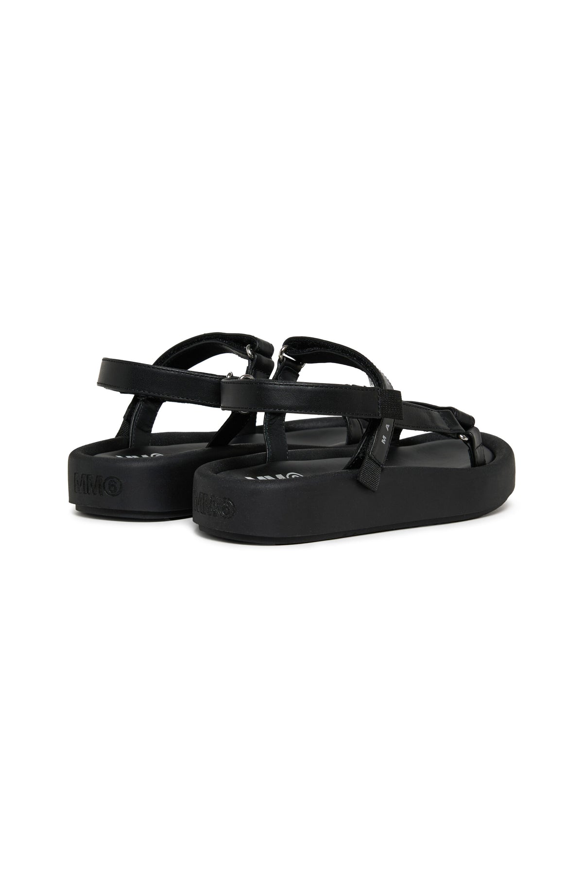 Leather slingback sandals