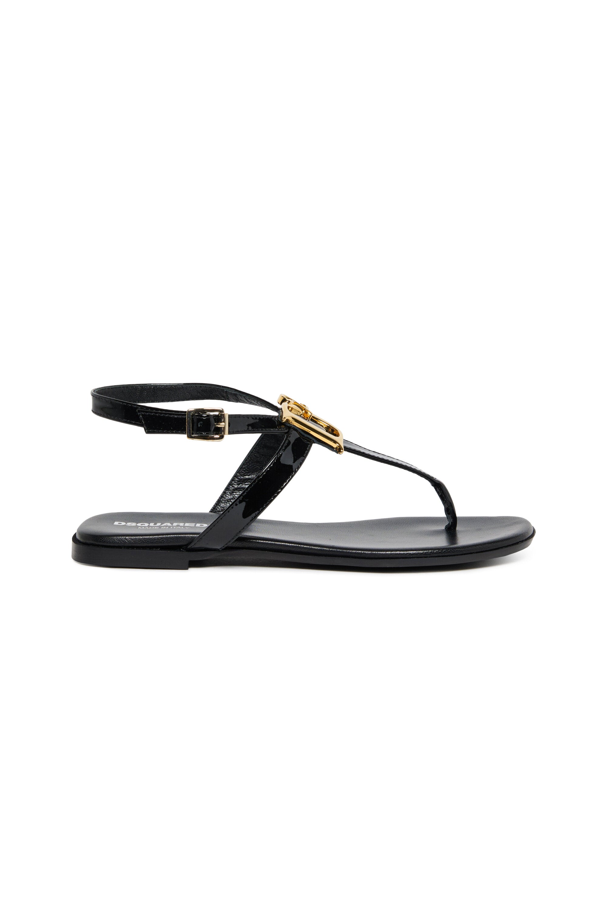 D2 Statement leather thong sandals