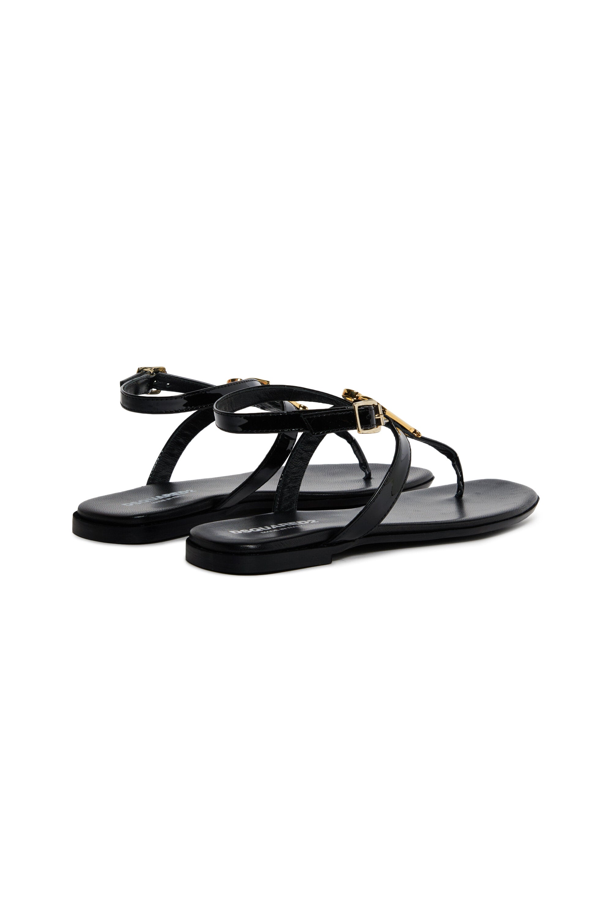 D2 Statement leather thong sandals