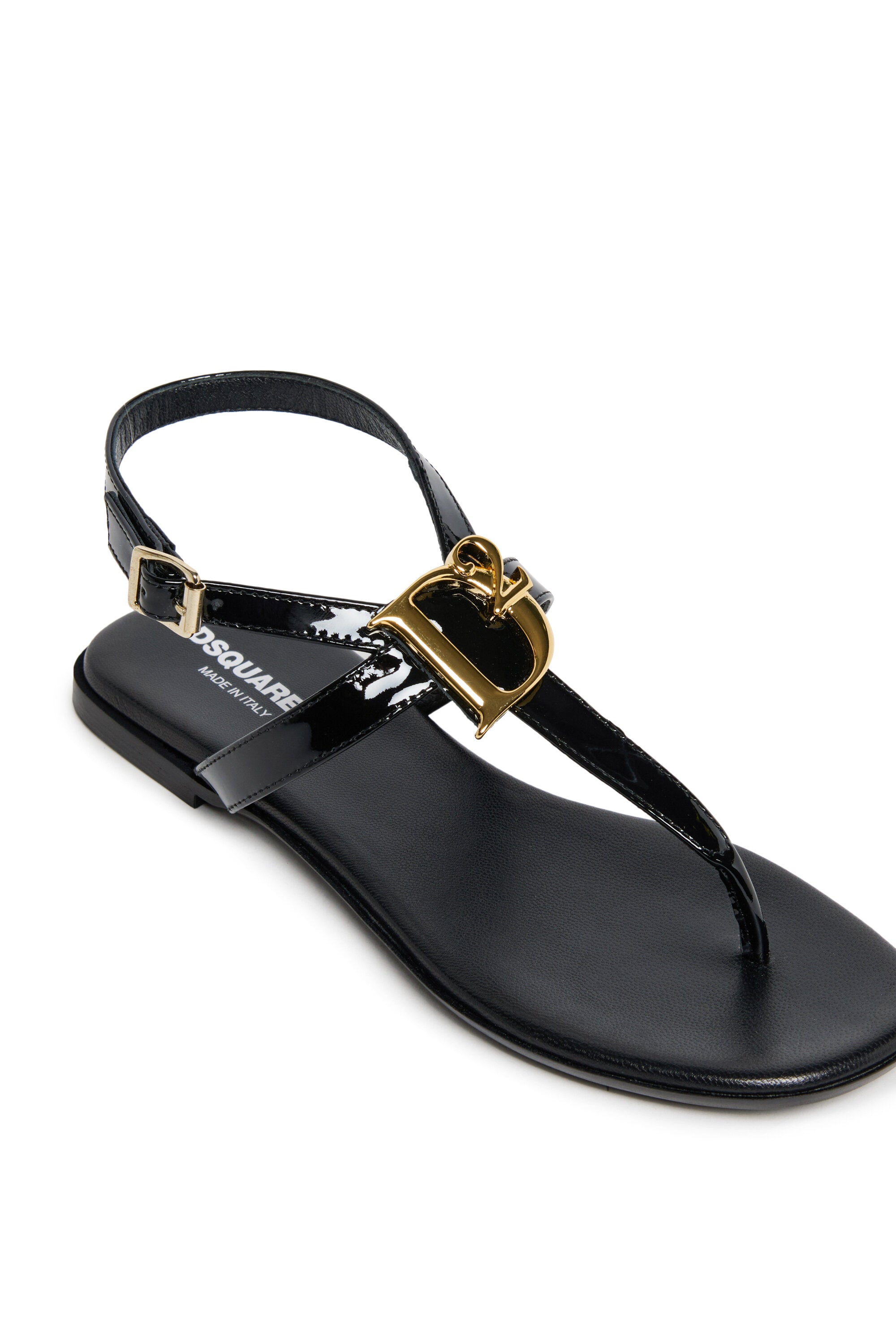 D2 Statement leather thong sandals
