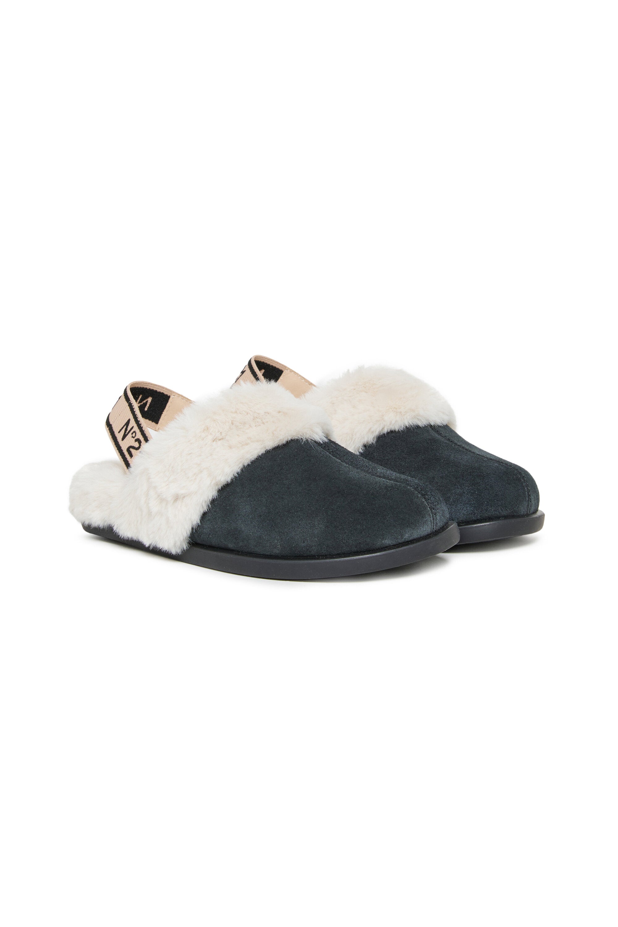 Fussbett mules slippers with logoed elastic band