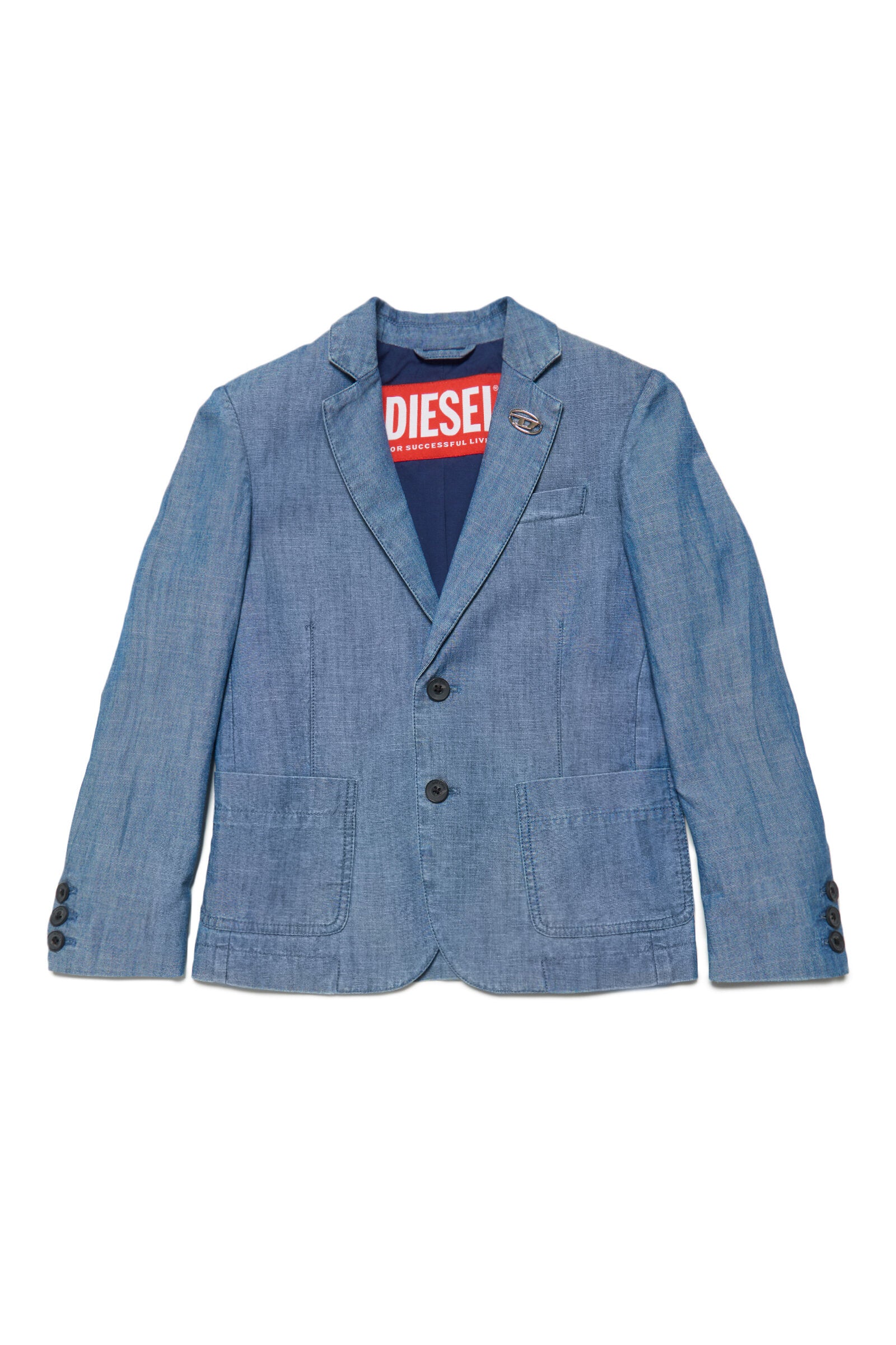 Men's 2024 chambray blazer