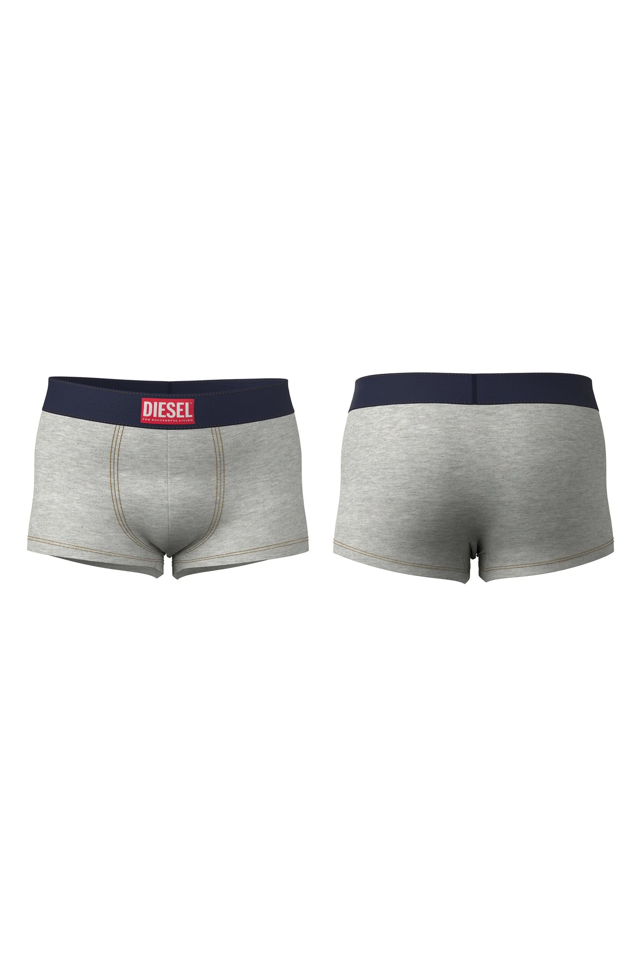 Set 2 boxer shorts with contrasting Diesel logo Set 2 boxer shorts with contrasting Diesel logo