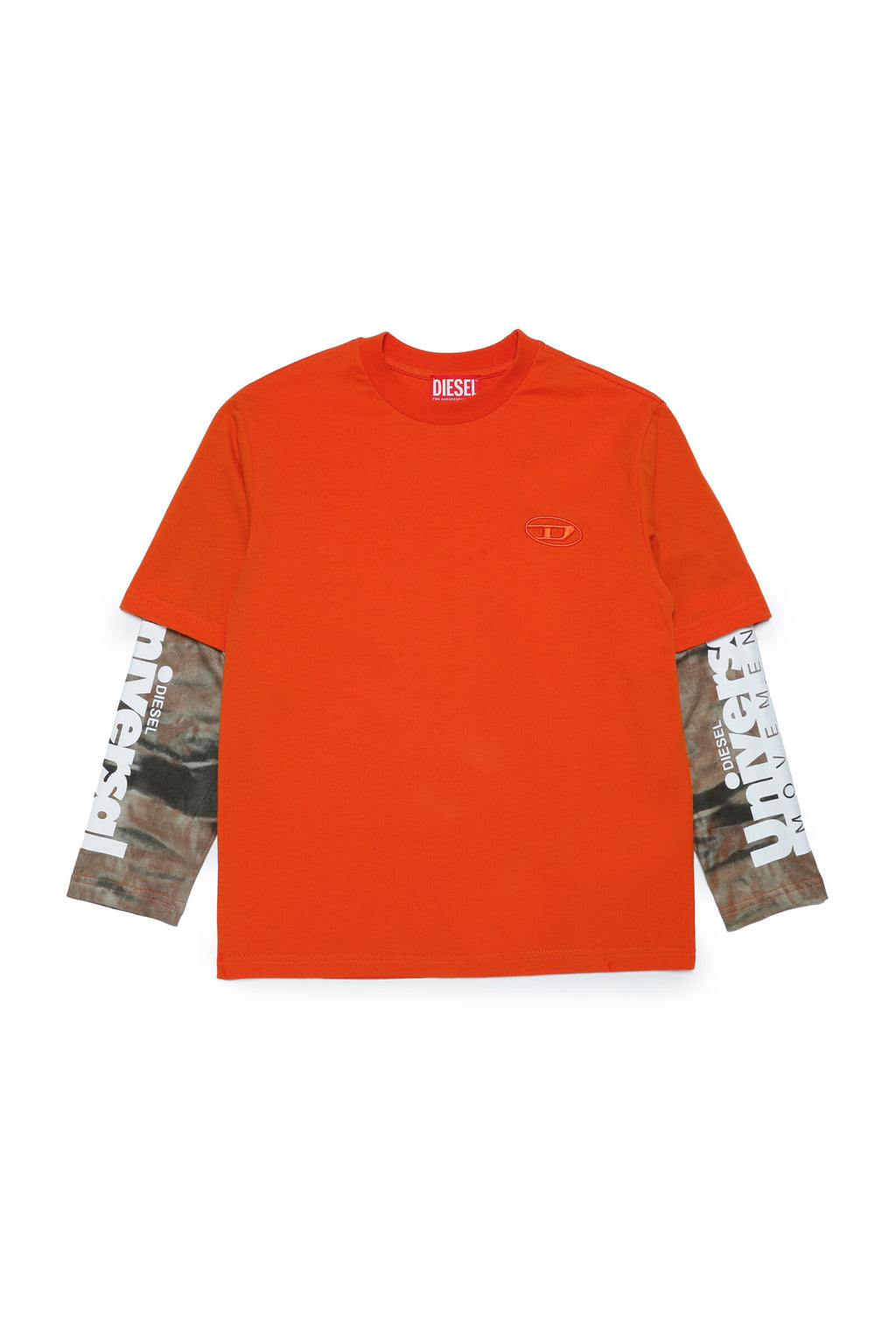 Jersey T-shirt with camouflage details