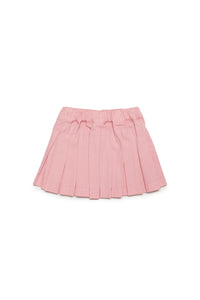 DIESEL baby pleated skirt in gabardine with logo | BRAVE KID