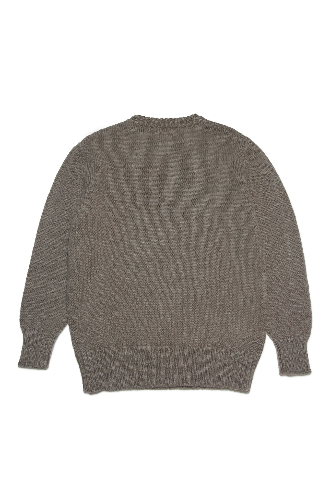 Mohair wool-blend crew-neck sweater with Artist mask Mohair wool-blend crew-neck sweater with Artist mask