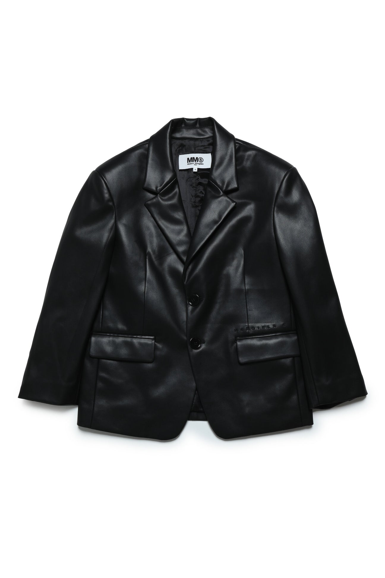 Imitation leather blazer model jacket Imitation leather blazer model jacket