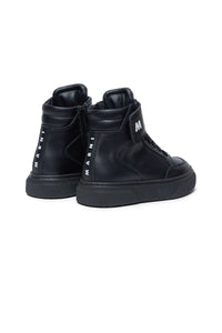 High-top sneakers with strap